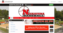 Desktop Screenshot of niskybaseball.com
